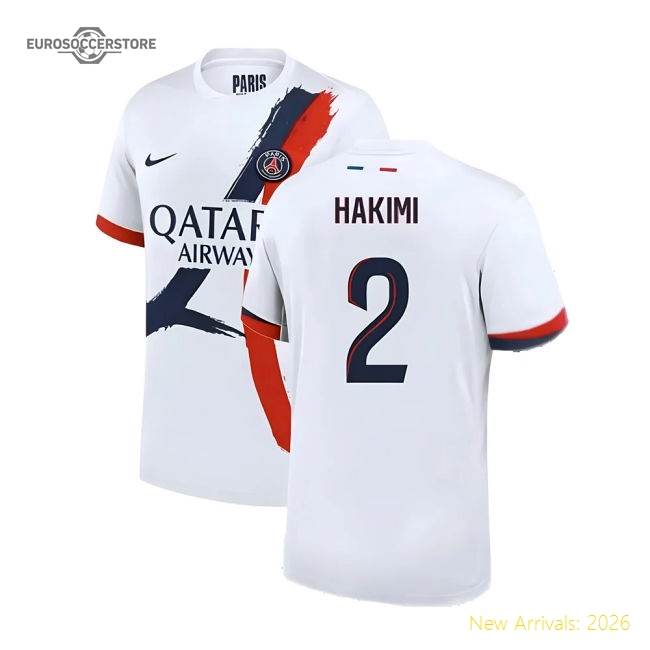 2024-2025 PSG Away Shirt (Hakimi 2)-Vantage Point Soccer